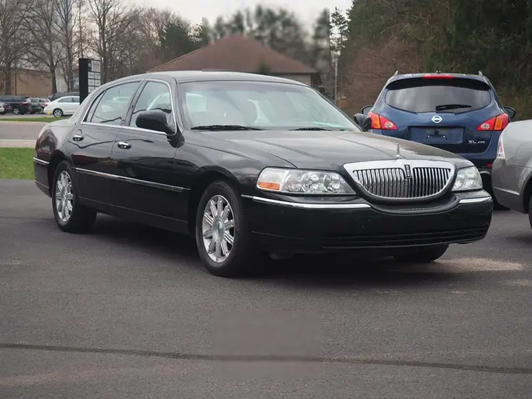 Professional chauffeur-driven fleet vehicle