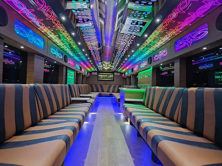 Party bus for prom night